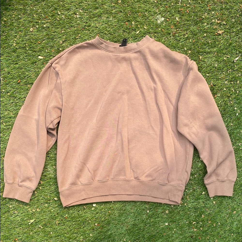 H&M Tan Crewneck Sweater